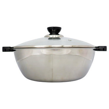 Olla en Acero con Tapa