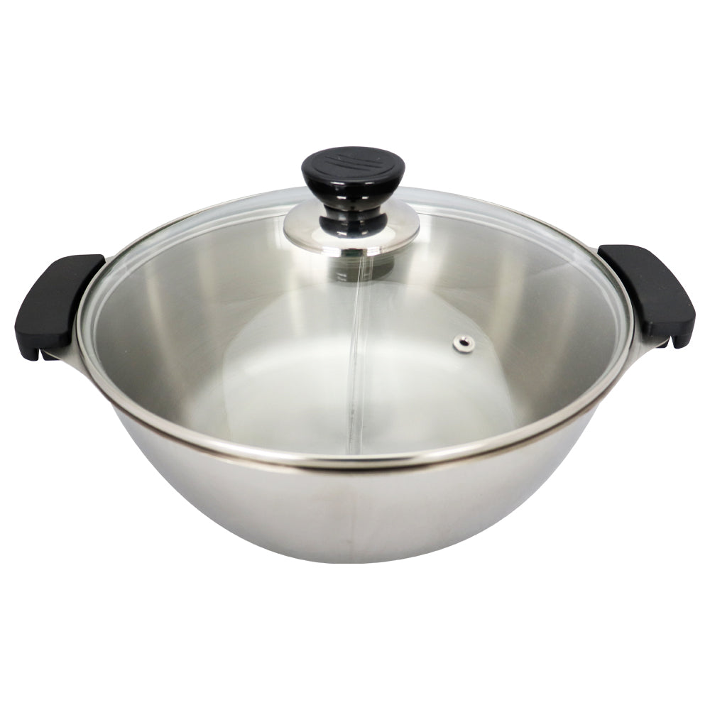 Olla en Acero con Tapa