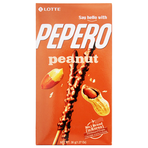 Pepero de Maní con Chocolate