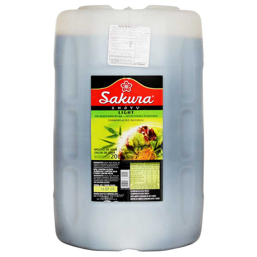 Salsa de Soya Sakura Baja en Sodio 20 lt