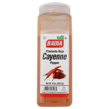 Cargar imagen en el visor de la galería, Pimienta Roja Cayenne marca Badia de 453,6 gramos