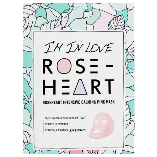Mascarilla Facial Calmante Intensiva marca Rose Heart de 18 gramos