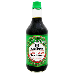 Salsa de Soya Kikkoman Baja en Sodio 591 ml