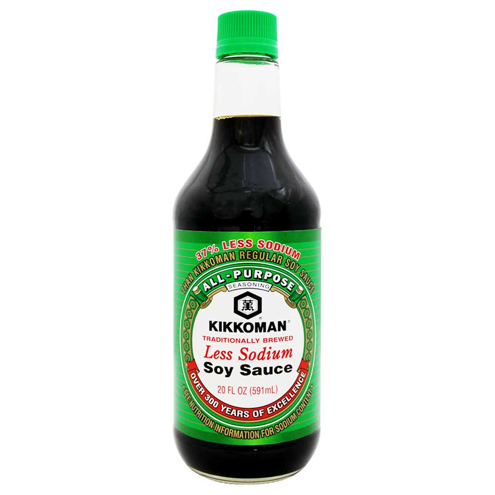 Salsa de Soya Kikkoman Baja en Sodio 591 ml