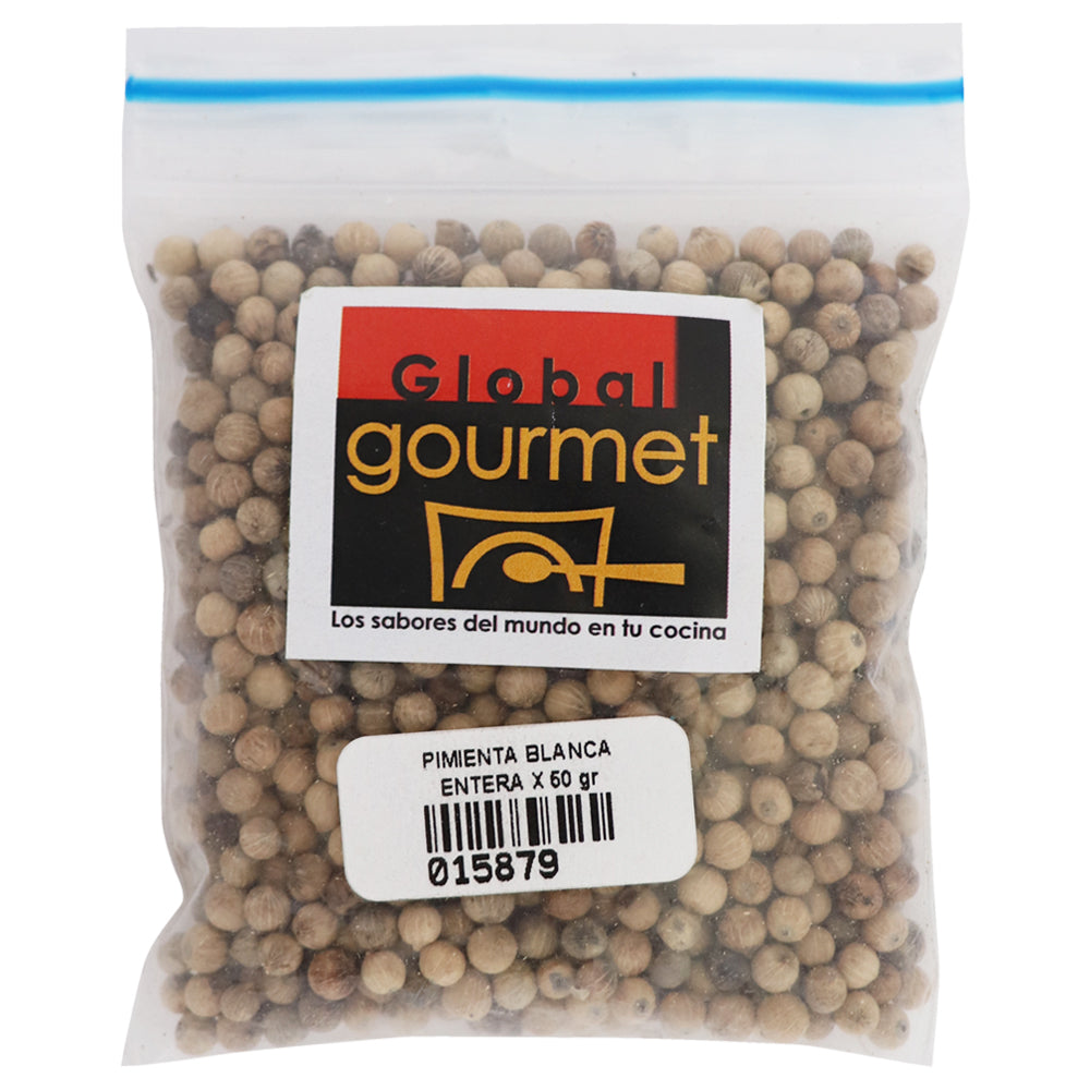 Pimienta Blanca Entera por 50 gramos